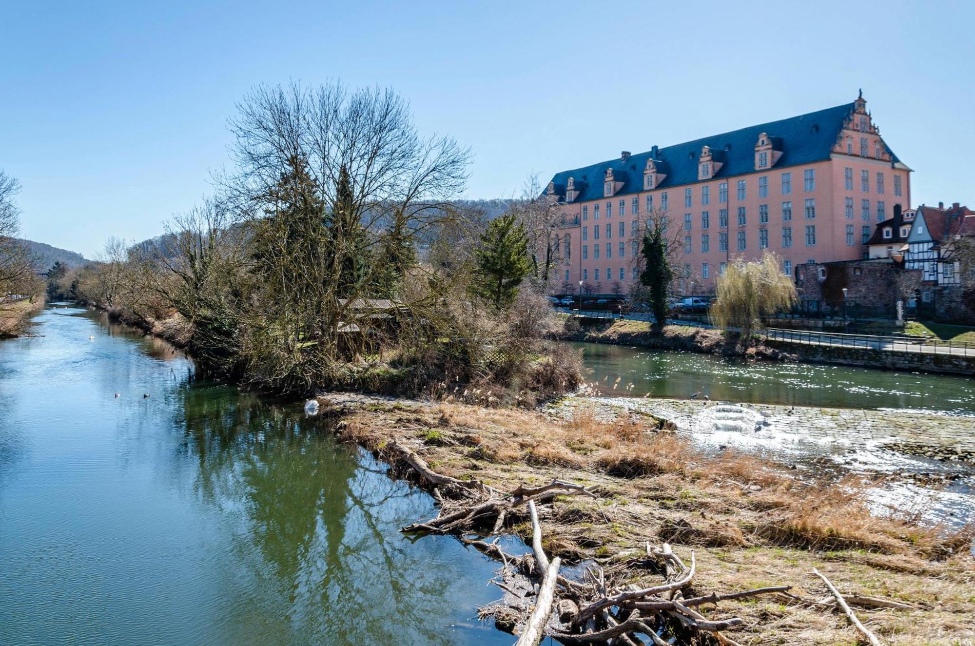 Ferienwohnung Am Rehwinkel Fuldatal Bagian luar foto